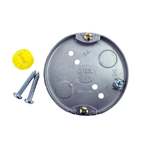 Steel City 4 In. New Construction Round Ceiling Fan Box 56111 CFB Steel City - Picture 1 of 5