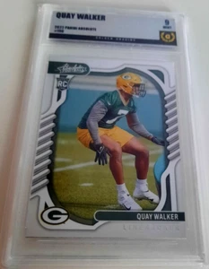 Quay Walker 2022 Panini Absolute RC #190 Golden Grading (GG) 9 Mint Packers LB - Picture 1 of 2