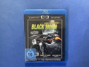 Black Moon (Blu Ray Region Free) Tommy Lee Jones Linda Hamilton Like New - Picture 1 of 2