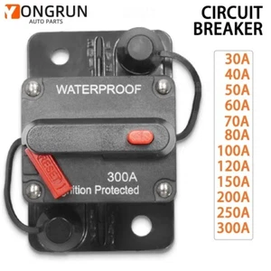 150 Amp Circuit Breaker 30A-300A Manual Reset Waterproof Fuse 12V-48VDC - Picture 1 of 24