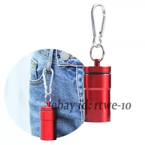 Metal Outdoor Use Ash Holder Cans Portable Pocket Ashtray Tray With Lid - Picture 1 of 3