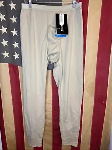 New Large Long Military Thermal Fleece Brown Men Pants Waffle Knit 6163 - Picture 1 of 4