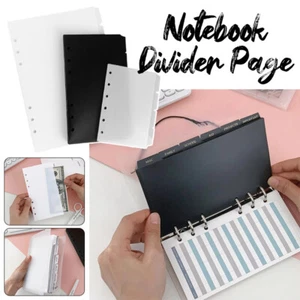 A6/A6/A7 Binder Index Dividers Index Page for Loose-leaf Notebook Divider Page - Picture 1 of 27