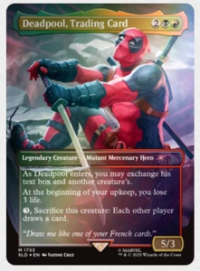 MTG SLD Marvel Deadpool, Trading Card FOIL Unplayed NM - Picture 1 of 1