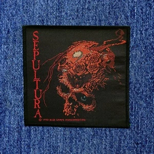 SEPULTURA - BENEATH THE REMAINS  (NEW) SEW ON PATCH OFFICIAL BAND MERCH - Picture 1 of 1