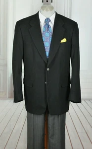 Lord R Colton Men's Black Pure Mongolian Cashmere Sport Coat Blazer 43R 43 Reg - Picture 1 of 6