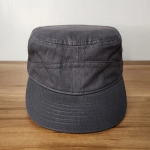 MQUM Unisex Gray Mqum Adjustable Cadet Military Cap Trucker Hats New With Tags - Picture 1 of 7