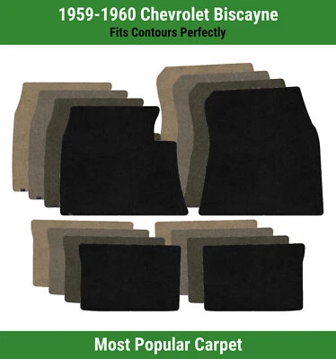 Alfombrillas Lloyd Ultimat fila delantera y trasera para Chevrolet Biscayne 1959-1960  Foto 1 de 4