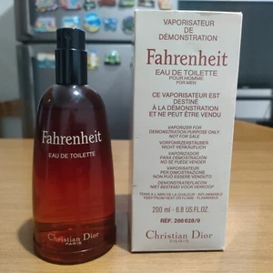DIOR FAHRENHEIT EAU DE TOILETTE 200ML PIENO PRIMISSIMA VERSIONE ANNO 1991 - Foto 1 di 5