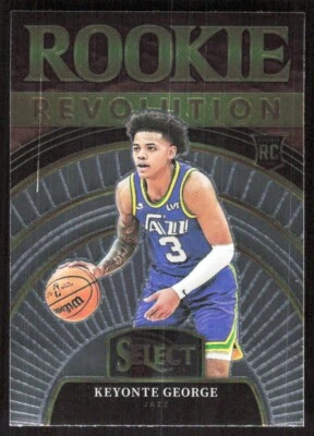 2023-24 4018E Panini SELECT ROOKIE REVOLUTION Keyonte George Rookie Utah Jazz #2 - Image 1 of 2