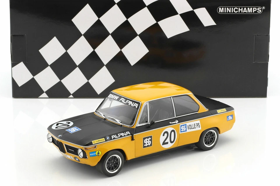 BMW 1600 #20 Alpina Helmut Marko Class Winner Austria Etcc 1970 MINICHAMPS 1/18 - Immagine 1 di 1
