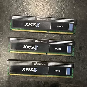 Corsair XMS3, 16GB (2x4GB) (1x8Gb) DDR3 1333MHz PC3-10600U RAM Memory - Picture 1 of 5