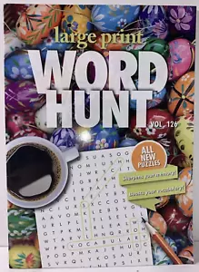 Large Print Word Hunt Vol. 126 New - Foto 1 di 2