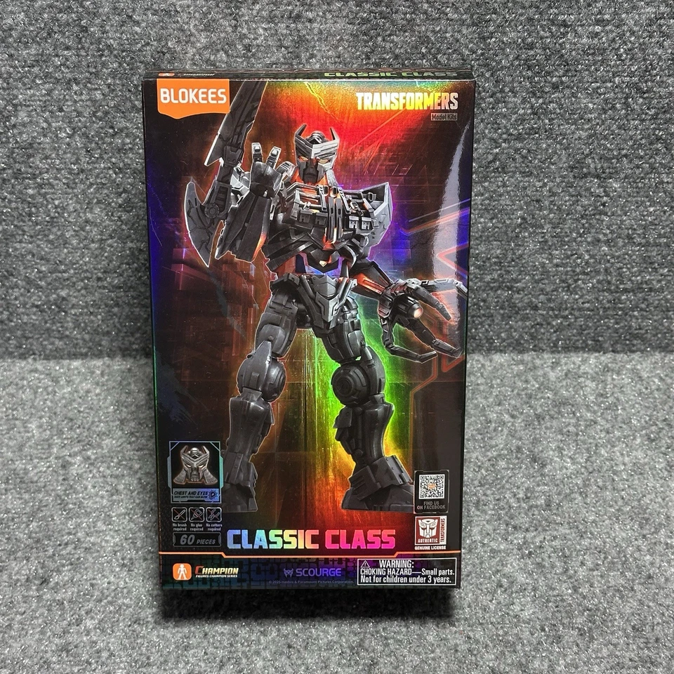 Blokees Transformers Scourge Clásico Clase Modelo Kit Figura 75 Piezas Nuevo Precintado Foto 1 de 4
