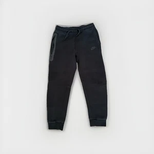 Nike Tech Sportswear Fleece Joggers Size Youth Large Black - Picture 1 of 10
