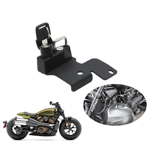 Fit For Harley SportsterS RH1250S Nightster RH975 2021- Motorcycle Helmet Lock - Picture 1 of 7