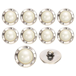 10 Piezas 21mm Resina Vintage Ropa Costura Botón Abrigo Perla Botones - Imagen 1 de 7