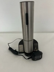 Cuisinart Set Apri Vino Ricaricabile Acciaio Inox con Base Adattatore Alimentazione - Foto 1 di 9
