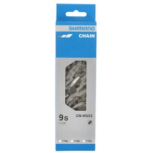 Catena Shimano HG53 Deore 9 velocità strada MTB bici 116 maglie nuova imballata prezzo consigliato £22,99 - Foto 1 di 2