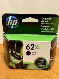 Cartuccia di inchiostro nero ad alto rendimento nuova originale HP 62XL 04/2023 - Foto 1 di 3