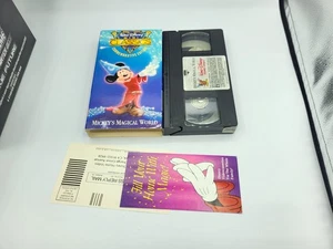 Mickeys Magical World VHS Cartoon Walt Disney Mini Classics w/ Inserts - Imagen 1 de 4