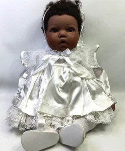 Muñeca Lee Middleton 20" Vinilo Ángel Bebé Afroamericano 1998 Modelo 887 De 2000 - Imagen 1 de 19