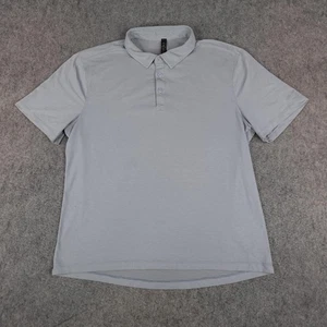 Lululemon Poloshirt Herren XL grau Performance Stretch Anti Geruch X-STATIC Golf - Bild 1 von 13