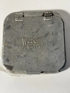 Weber Stevens Point Wis Made in USA Metal Tapered Trout Leader Box - Picture 1 of 10