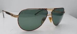 Occhiali da sole vintage Sergio Tacchini ST 1034-S Marrone Oro Pilot SOLO MONTATURE - Foto 1 di 7