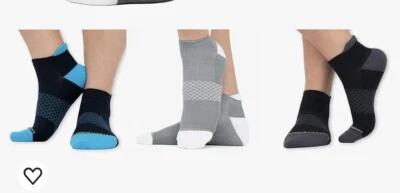 3 Pack Copper Compression Ankle Support Sleeve Socks Foot Fasciitis Sports - Image 1 of 4