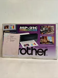 Brother MP-21C Mobile Inkjet Printer New Open Box + 2 Ink Cartridges Bundle - Picture 1 of 12