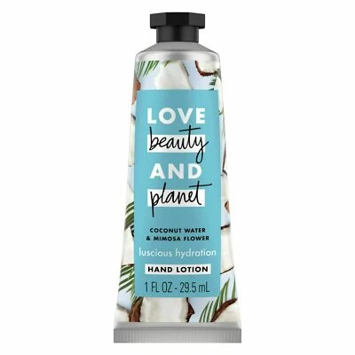 4 Pk: Love Beauty and Planet Lotion - Travel Size - Hydration Coconut Mimosa F2B - Image 1 of 4