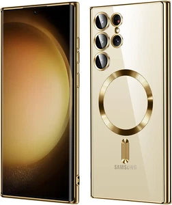 Für Samsung Galaxy S23 Ultra Hülle (nur), Cover für S23U .Magnetic Metallic Glos - Bild 1 von 11
