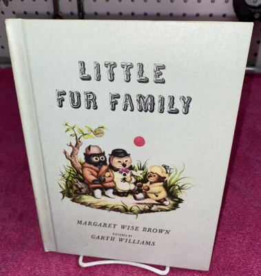 1946 (Hardcover) LITTLE FUR FAMILY Margaret Wise Brown Color Illustrations Vtg - Imagem 1 de 4