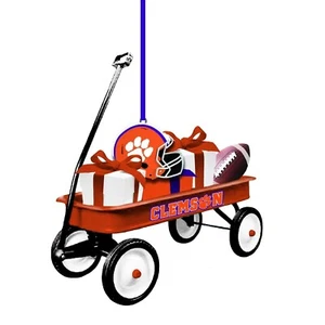 NCAA Clemson Tigers Team Wagon Ornament - Picture 1 of 1