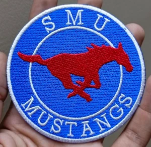 SMU Mustang NCAA Team Logo Bügelbild Patch - Aufnäher Patch - gestickter Aufnäher - Bild 1 von 6