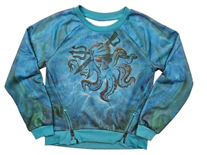 Descendants Uma sweater Disney kids girls size 11-12 Halloween dress up too!  - Picture 1 of 9