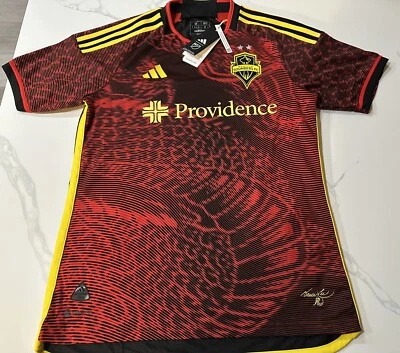 Seattle Sounders MLS Adidas Bruce Lee Edition Men’s Jersey (Medium) Retails $150 - Image 1 of 4