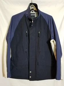 Nautica Men's XL White,Navy and Blue Sailing Jacket XL WIndbreaker #PB5 - Picture 1 of 7
