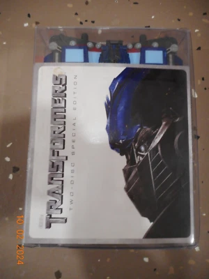 TRANSFORMERS  2 DVD Set Special Edition   Optimus Prime Transforming Case Foto 1 de 4