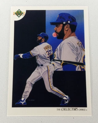 1991 Upper Deck Baseball Dave Parker Checklist #48 Milwaukee Brewers MLB HOF - Image 1 of 2