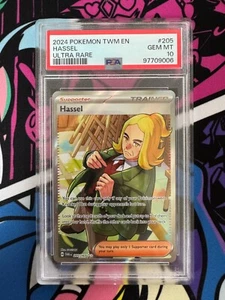 PSA 10 Hassel Ultra Rara 205/167 Pokemon Maschera Crepuscolare - Foto 1 di 2