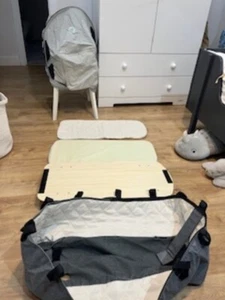 CAPAZO BOGABOO COLOR GRIS. COMO NUEVO, USADO 3 VECES, INCLUYE PLASTICO Y OTROS.. - Imagen 1 de 20
