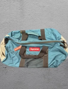 Supreme Contour Duffle Bag Cordura red box logo teal FW15 - Picture 1 of 4
