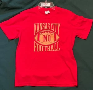 KANSAS CITY CHIEFS SHIRT NFL FOOTBALL Red Youth Size M New - Picture 1 of 2