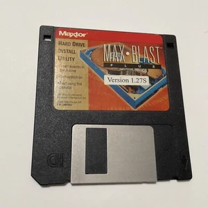 Utilidad de instalación de disco duro Maxtor Max Blast ver. Disquete 1.27S 3.5 - Imagen 1 de 3