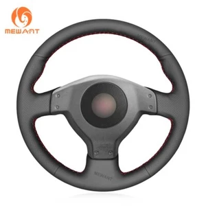 Cubierta de volante envolvente de cuero Alcantara A para Subaru Impreza WRX STI II - Imagen 1 de 18
