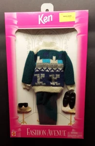 Vintage Barbie KEN FASHION AVENUE 14679 Doll Outfit Sweater NEW IN BOX - Picture 1 of 2