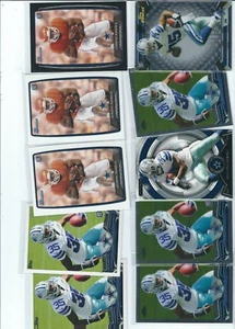 LOTTO DI 20 CARTE JOSEPH RANDLE ROOKIE DALLAS COWBOYS CHIEFS CHROME STRATA - Foto 1 di 2