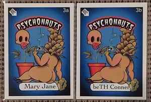 Lot of 2 CARDS: GPK PARODY Mary Jane / beTH Conner (LIMITED PRINT RUN) RARE!! - Picture 1 of 4